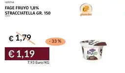 Prezzemolo e Vitale Fage fruyo 1,8% stracciatella offerta