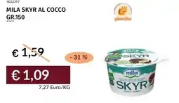 Prezzemolo e Vitale Mila skyr al cocco offerta