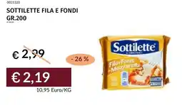 Prezzemolo e Vitale Sottilette fila e fondi offerta
