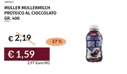Prezzemolo e Vitale Muller mullermilch proteico al cioccolato offerta