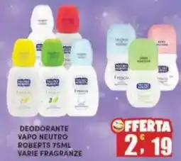 Maury's Deodorante vapo NEUTRO ROBERTS varie fragranze offerta