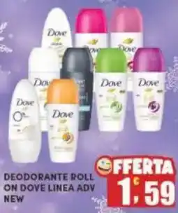 Maury's Deodorante roll on DOVE linea adv new offerta