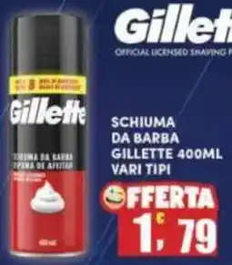 Maury's Schiuma da barba GILLETTE vari tipi offerta