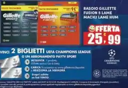Maury's Rasoio GILLETTE fusion 5 lame mach3 lame hum offerta