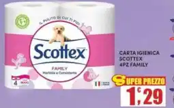 Maury's Carta igienica SCOTTEX 4pz family offerta