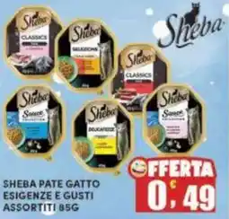 Maury's SHEBA pate gatto esigenze e gusti assortiti offerta