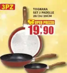 Maury's Tognana set 3 padelle 20/24/28cm offerta