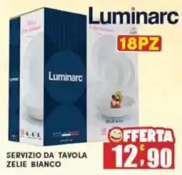 Maury's Servizio da tavola zelie bianco luminarc 18 pz offerta