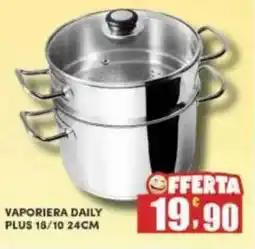Maury's Vaporiera daily plus 18/10 24cm offerta