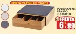 Maury's Porta capsule bamboo 31,5х30х11н offerta
