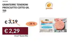 Prezzemolo e Vitale Granterre teneroni prosciutto cotto offerta