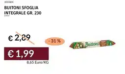 Prezzemolo e Vitale Buitoni sfoglia integrale offerta