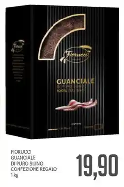Supermercati Piccolo Fiorucci guanciale di puro suino confezione regalo offerta