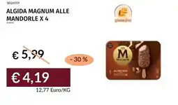 Prezzemolo e Vitale Algida magnum alle mandorle offerta