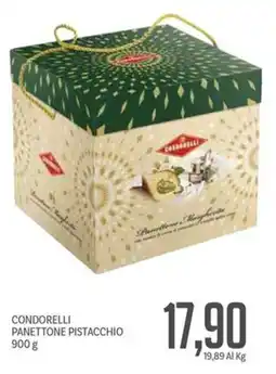 Supermercati Piccolo Condorelli panettone pistacchio offerta
