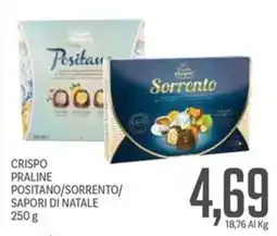 Supermercati Piccolo Crispo praline positano/sorrento/ sapori di natale offerta