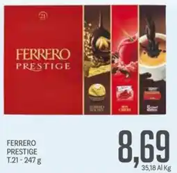 Supermercati Piccolo Ferrero prestige T.21 offerta