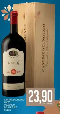 Supermercati Piccolo Cantine del notaio aglianico del vulture offerta