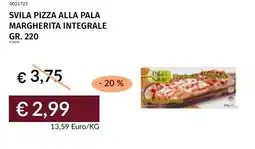 Prezzemolo e Vitale Svila pizza alla pala margherita integrale offerta