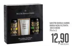 Supermercati Piccolo Mastri birkai umbri birra non filtrata bicchiere offerta