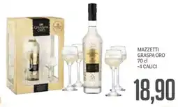 Supermercati Piccolo Mazzetti graspa oro offerta