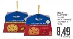 Supermercati Piccolo Motta panettone salato mediterraneo/ arrabbiata offerta