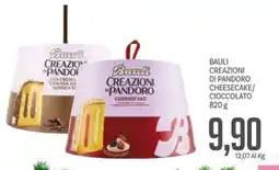 Supermercati Piccolo Bauli creazioni di pandoro cheesecake/ cioccolato offerta
