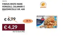 Prezzemolo e Vitale Findus misto mare vongole, calamari e mazzancolle offerta
