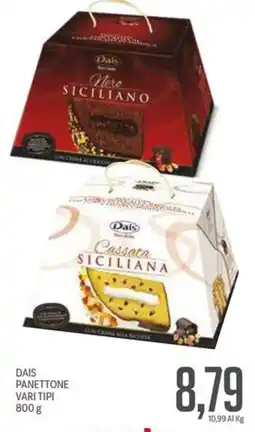 Supermercati Piccolo Dais panettone offerta