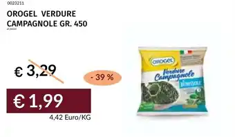 Prezzemolo e Vitale Orogel verdure campagnole offerta