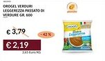 Prezzemolo e Vitale Orogel verduri leggerezza passato di verdure offerta