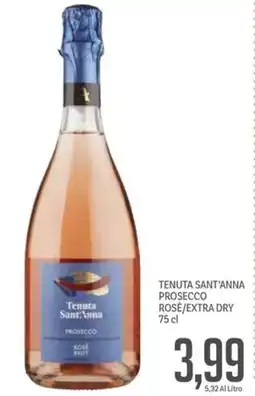 Supermercati Piccolo Tenuta sant'anna prosecco rose/extra dry offerta