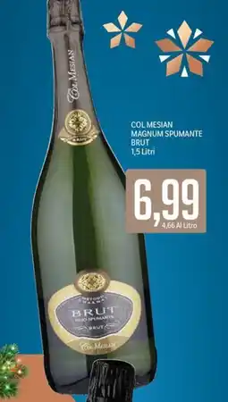 Supermercati Piccolo Col mesian magnum spumante brut offerta