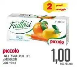 Supermercati Piccolo Piccolo i nettari/i fruttosi offerta