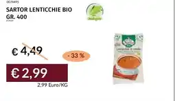 Prezzemolo e Vitale Sartor lenticchie bio offerta