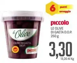 Supermercati Piccolo Piccolo le olive di gaeta D.O.P. offerta