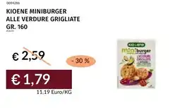Prezzemolo e Vitale Kioene miniburger alle verdure grigliate offerta