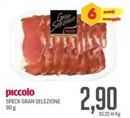 Supermercati Piccolo Piccolo speck gran selezione offerta