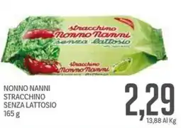 Supermercati Piccolo Nonno nanni stracchino senza lattosio offerta