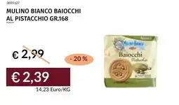 Prezzemolo e Vitale Mulino bianco baiocchi al pistacchio offerta