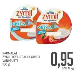 Supermercati Piccolo Parmalat zymil yogurt alla greca offerta