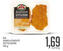 Supermercati Piccolo Aia semplicemente sottilissime offerta