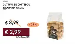 Prezzemolo e Vitale Guttiau biscotteddu savoiardi offerta