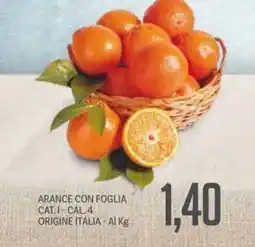 Supermercati Piccolo Arance con foglia offerta