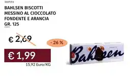 Prezzemolo e Vitale Bahlsen biscotti messino al cioccolato fondente e arancia offerta