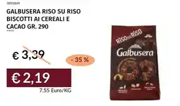 Prezzemolo e Vitale Galbusera riso su riso biscotti ai cereali e cacao offerta