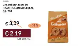 Prezzemolo e Vitale Galbusera riso su riso frollini ai cereali offerta