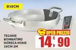 Maury's Tegame bombatino horeca home 38cm 2m offerta