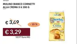 Prezzemolo e Vitale Mulino bianco cornetti alla crema x 6 offerta