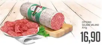 Supermercati Piccolo Citterio salame milano offerta
